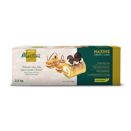 Master Martini Maxime Krém/Sütemény doboz, 2,5kg, tekercs képével, növényi és laktózmentes